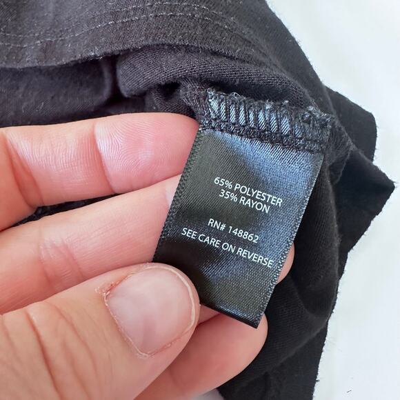 Torrid Knit Crewneck Embroidered Yoke Flutter Sleeve Tee size 0 - Picture 5 of 7